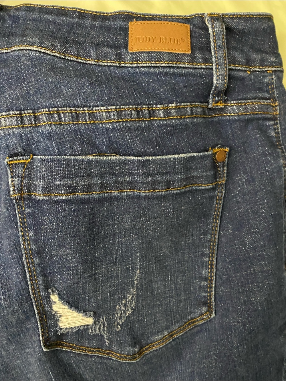 Judy Blue JB88324 High waisted distressed skinny jeans - Picture 5 of 7
